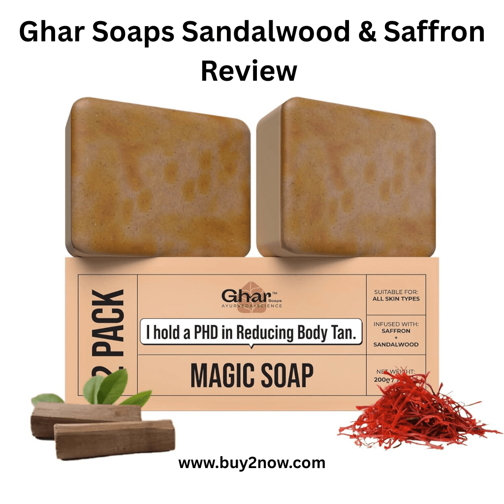 Read more about the article Ghar Soaps Sandalwood & Saffron Review 2025 – உங்க Skin-க்கு Royal Glow தரும் Handmade Bath Soap!