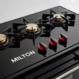 Read more about the article MILTON Premium 3 Burner Black Glass Top Gas Stove Review 2025 – Worth ஆ? Full Details!